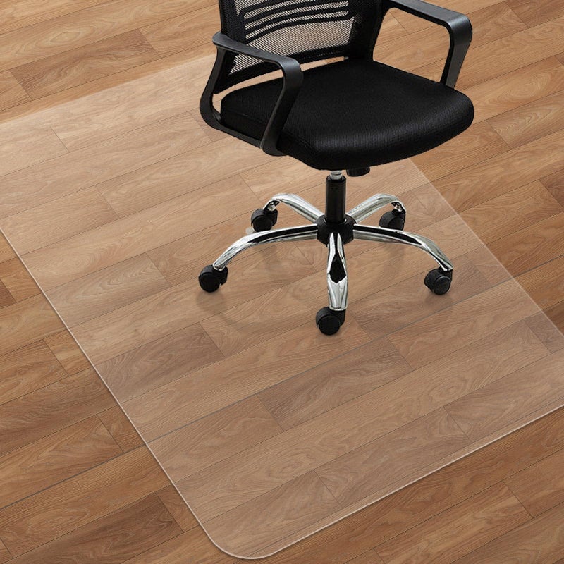 SHAREWIN Large Office Chair Mat for Hard Floors - 59''x47'',Heavy Duty Clear Wood/Tile Floor Protector PVC Transparent by SHAREWIN - Image 1
